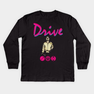 Drive Movie Kids Long Sleeve T-Shirt